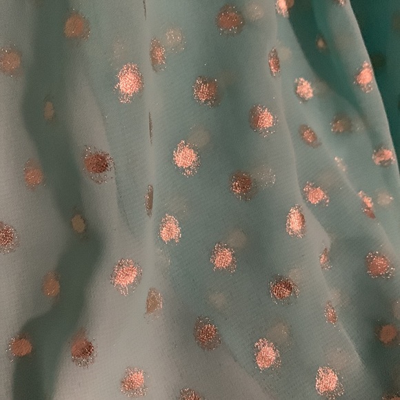 Aqua blue mini dress - Picture 3 of 4